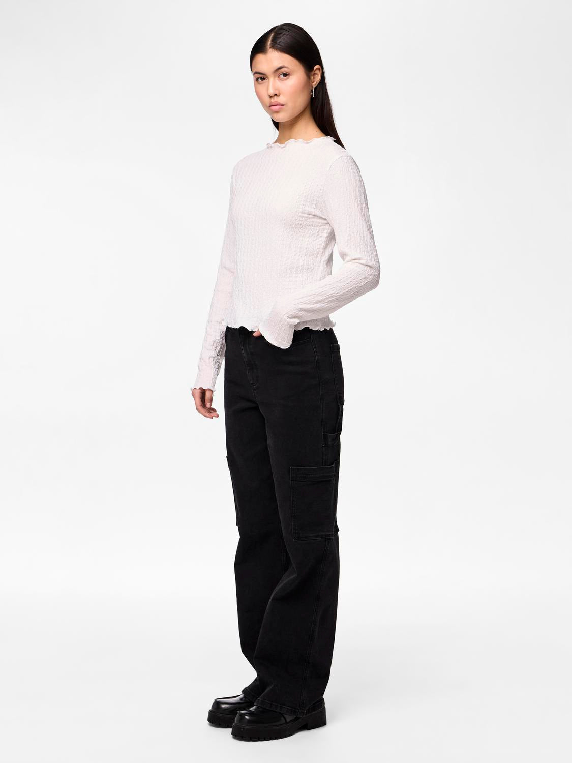 PCJOSAFINA T-Shirts & Tops - Bright White